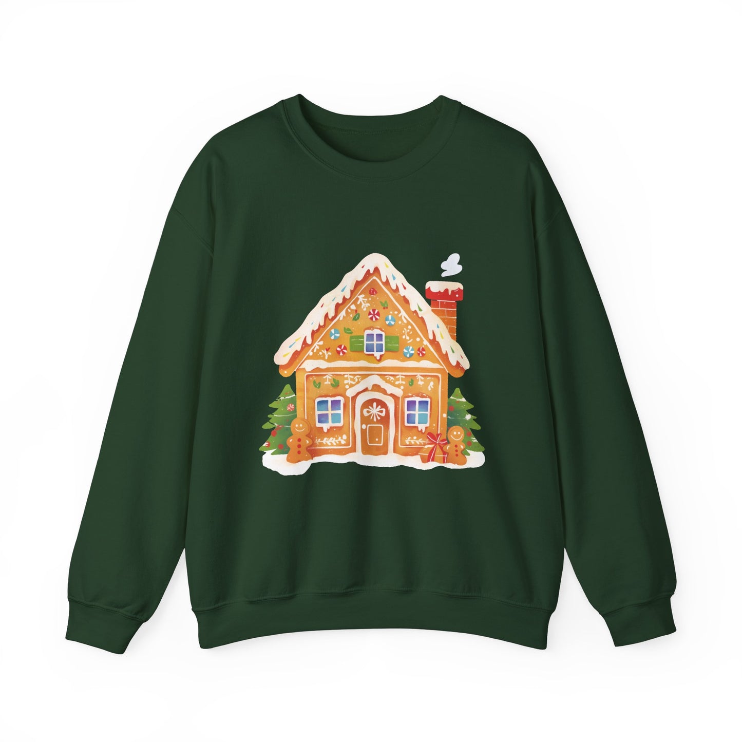 Gingerbread House Unisex Heavy Blend™ Crewneck Sweatshirt