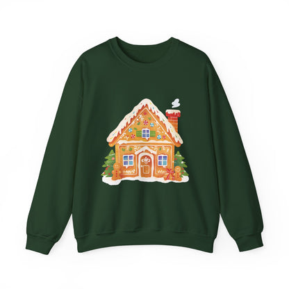 Gingerbread House Unisex Heavy Blend™ Crewneck Sweatshirt