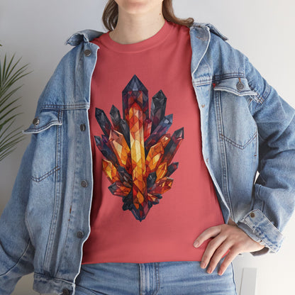 Volcanic Crystal Cluster Unisex Heavy Cotton Tee