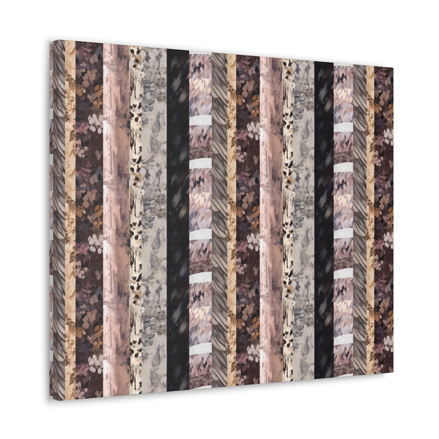 Textured Stripes Canvas Gallery Wrap