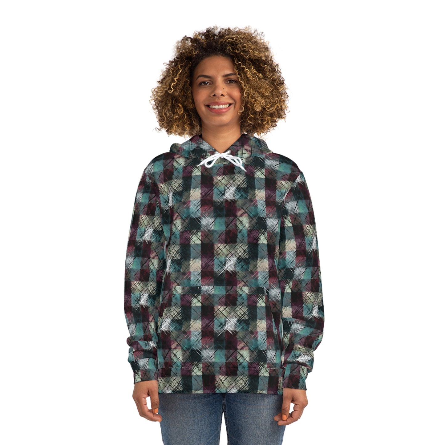 Grunge Plaid Fashion Hoodie (AOP)