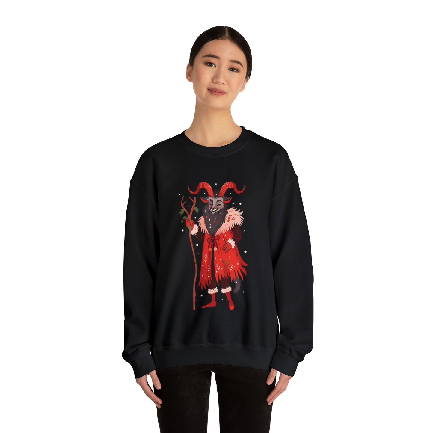 Merry Krampus Unisex Heavy Blend™ Crewneck Sweatshirt