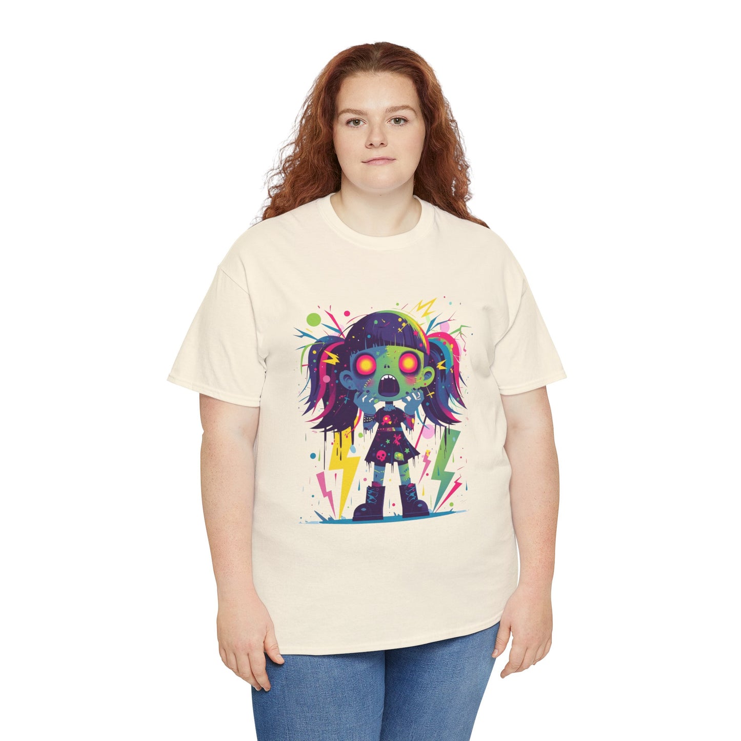 Electrified Zombie Unisex Heavy Cotton Tee