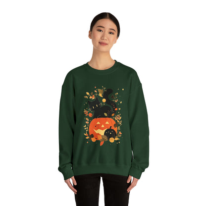 Spooky Kitty Unisex Heavy Blend™ Crewneck Sweatshirt