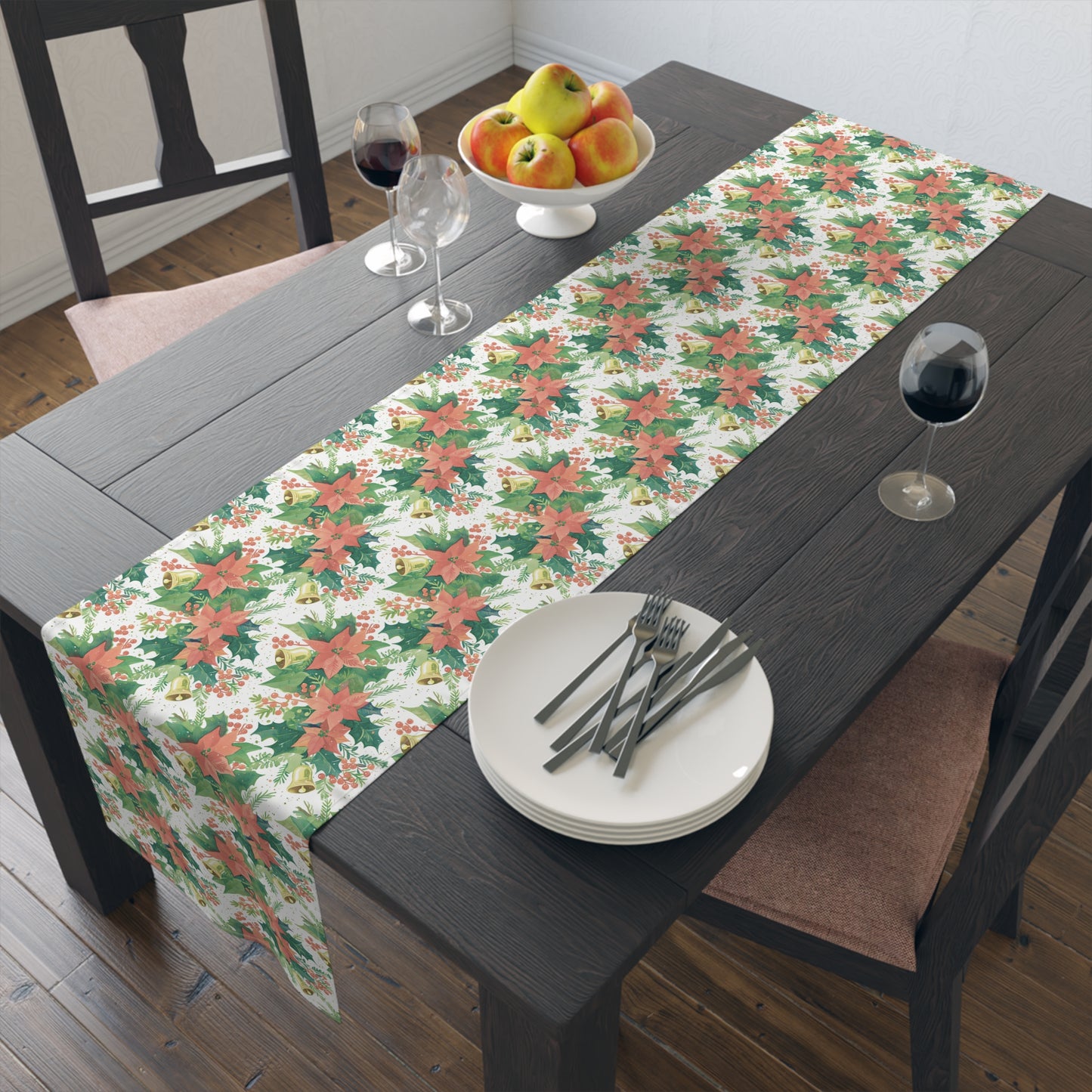 Beautiful Bells Table Runner (Cotton, Poly)