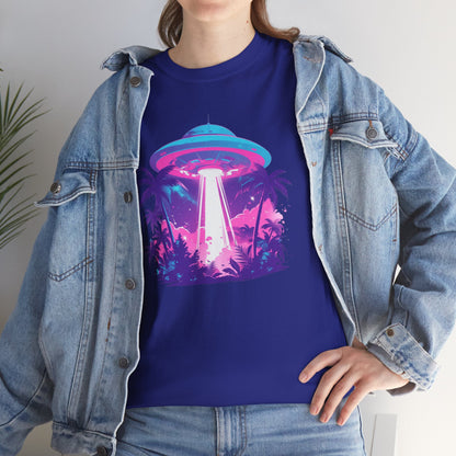Tropical UFO Unisex Heavy Cotton Tee