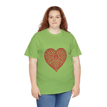 Celtic Heart Unisex Heavy Cotton Tee
