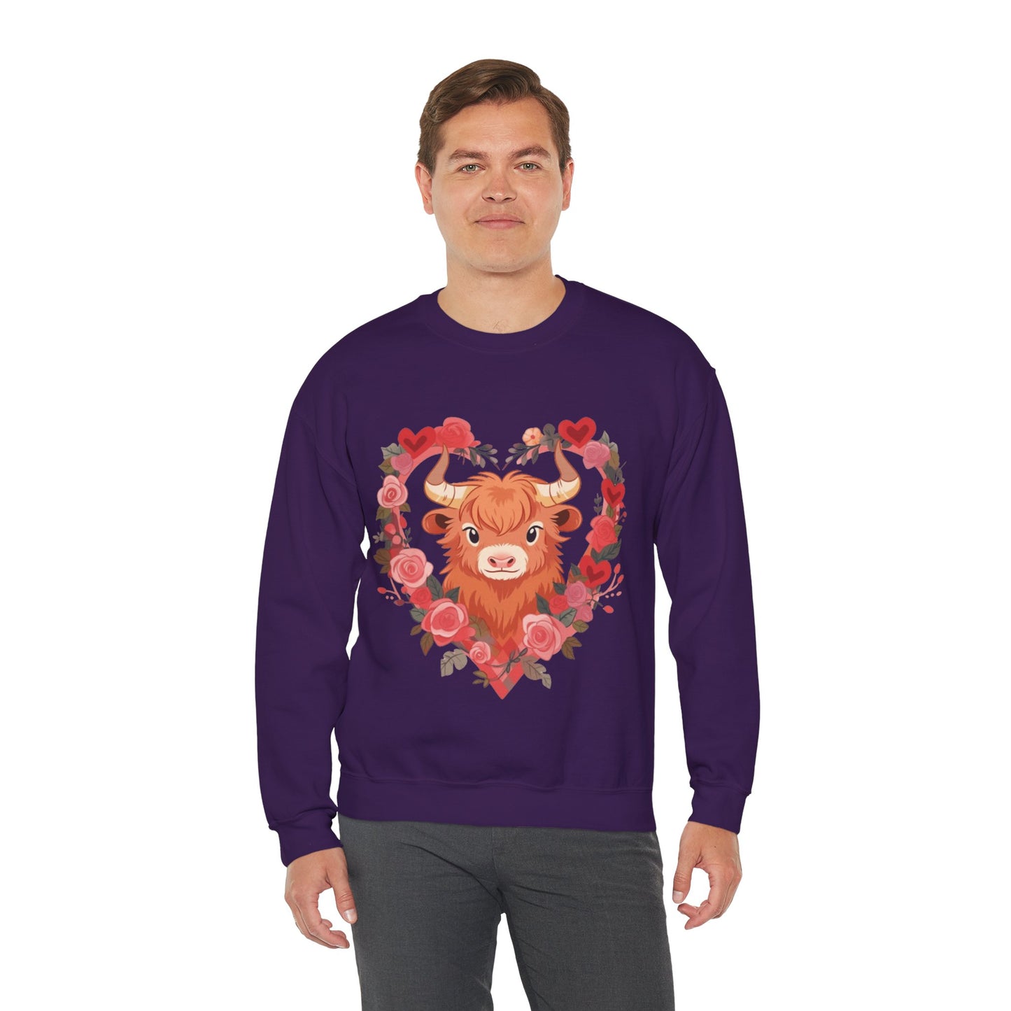 Moo Moo Love Unisex Heavy Blend™ Crewneck Sweatshirt