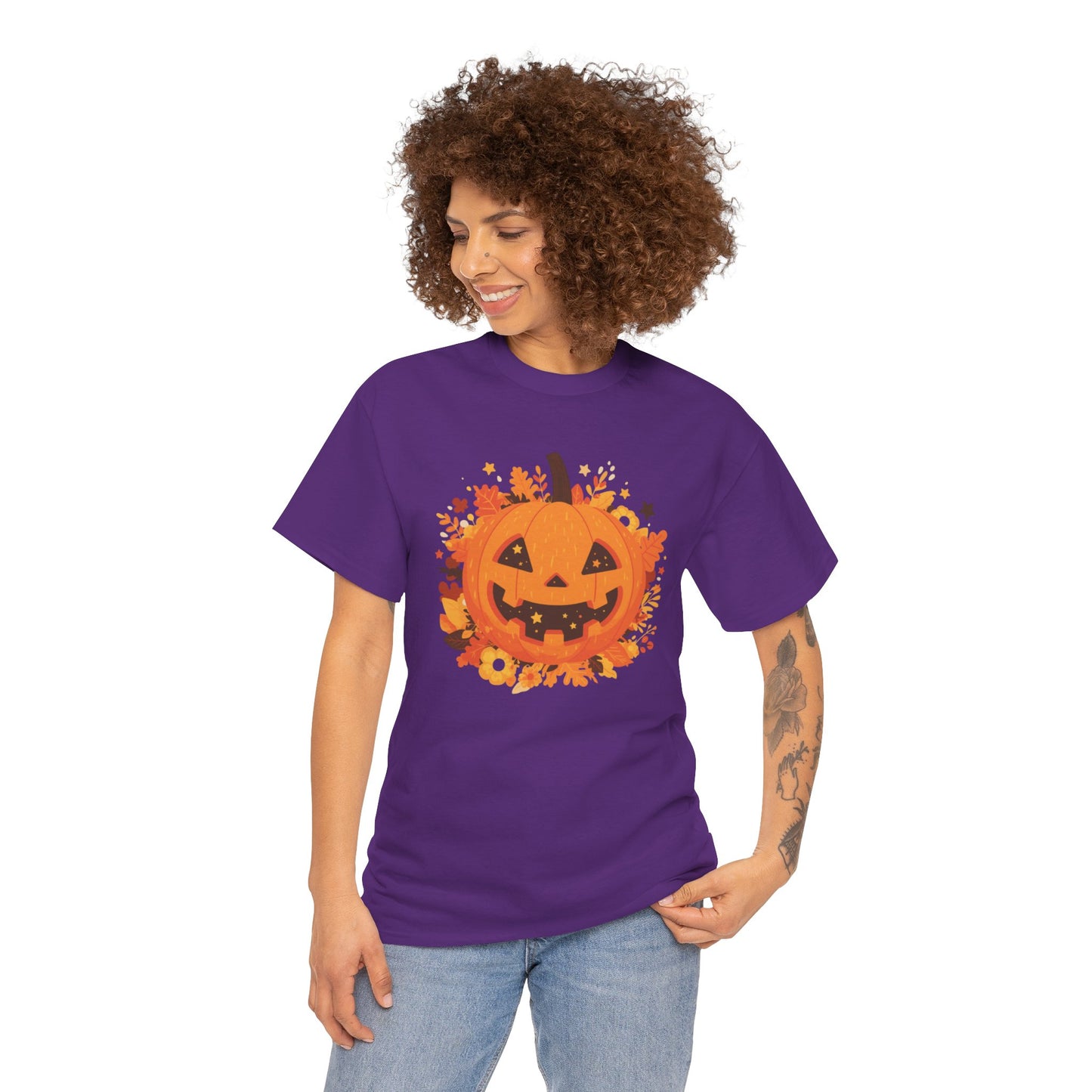 Jack-O-Lantern Unisex Heavy Cotton Tee
