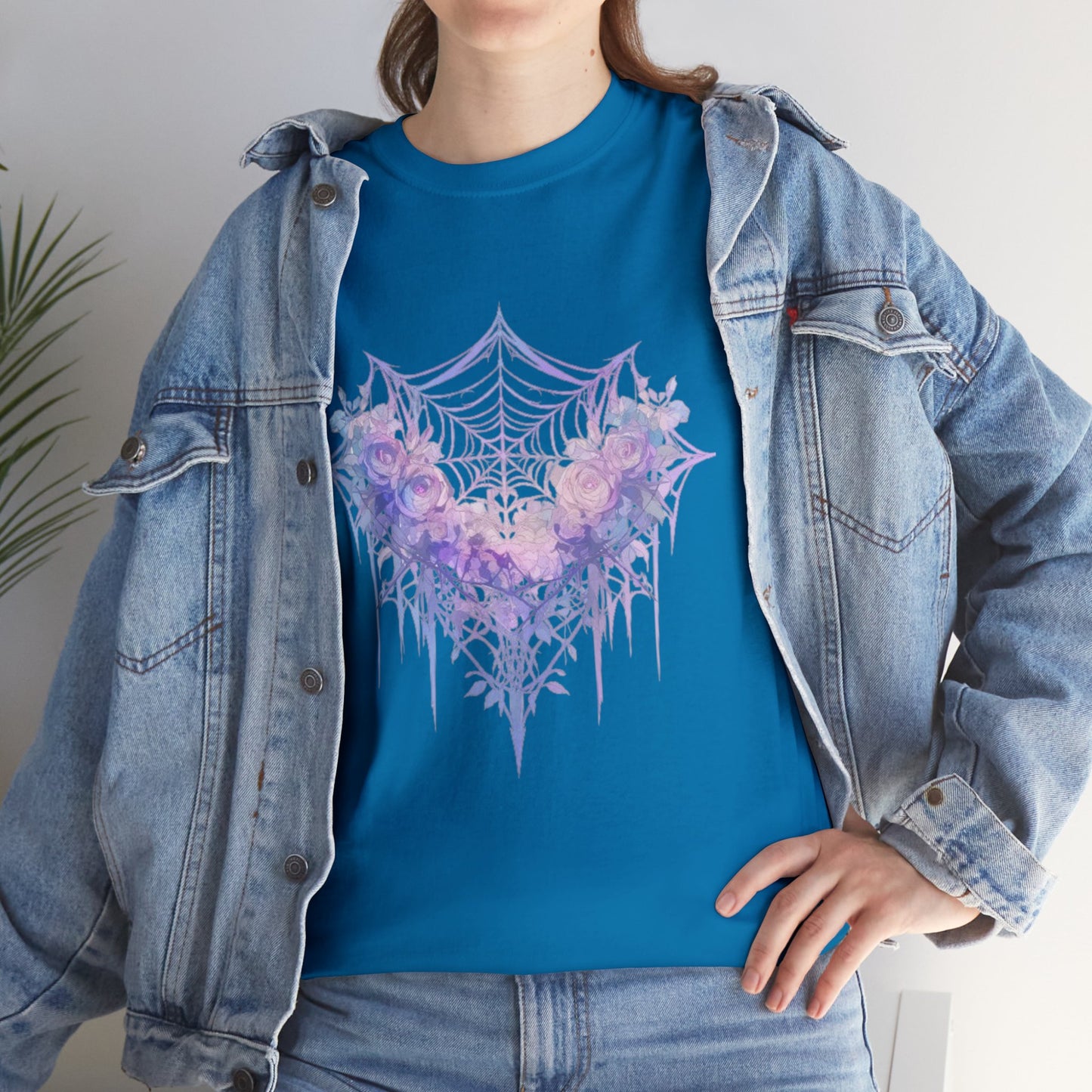 Web Heart Unisex Heavy Cotton Tee