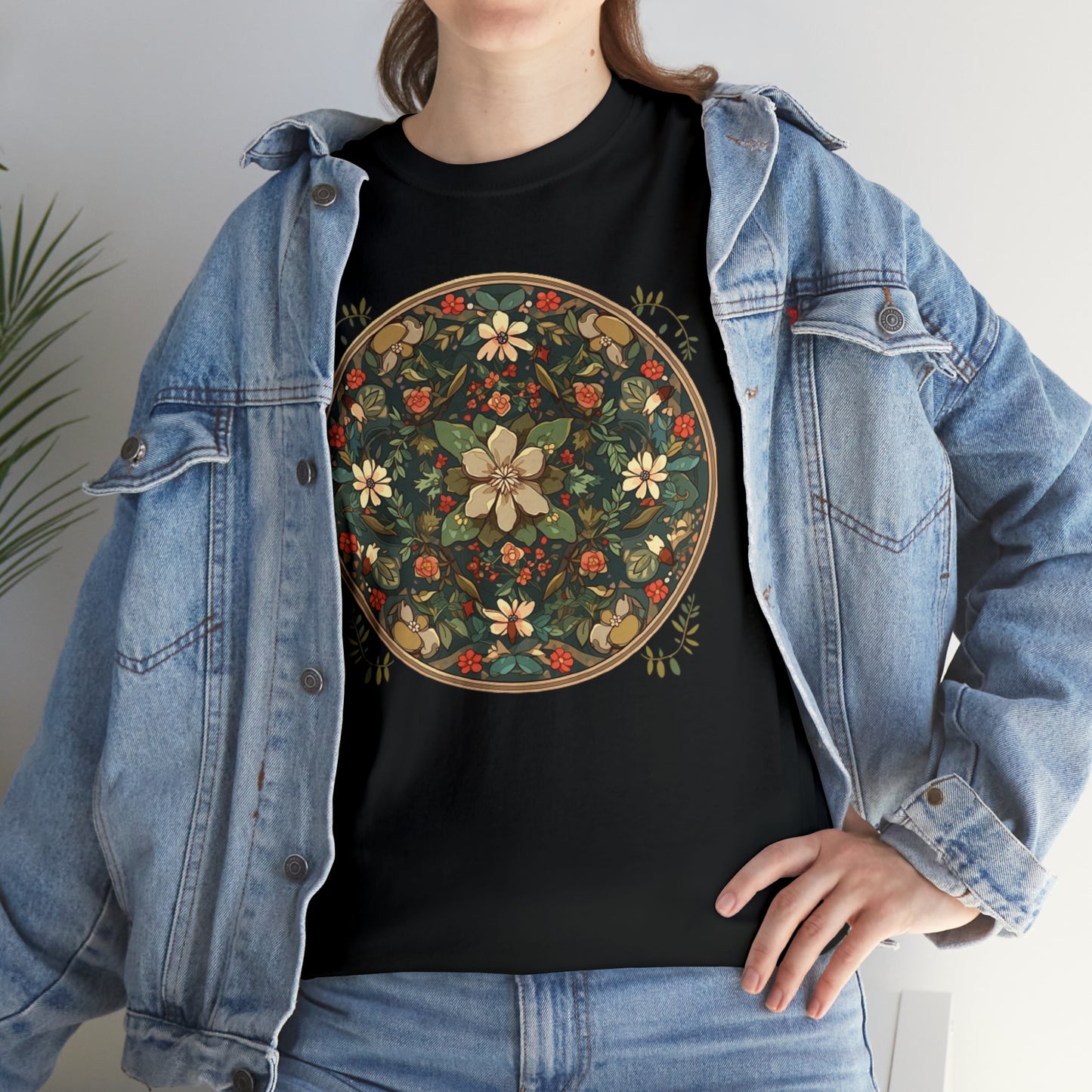 Druidic Mandala Unisex Heavy Cotton Tee