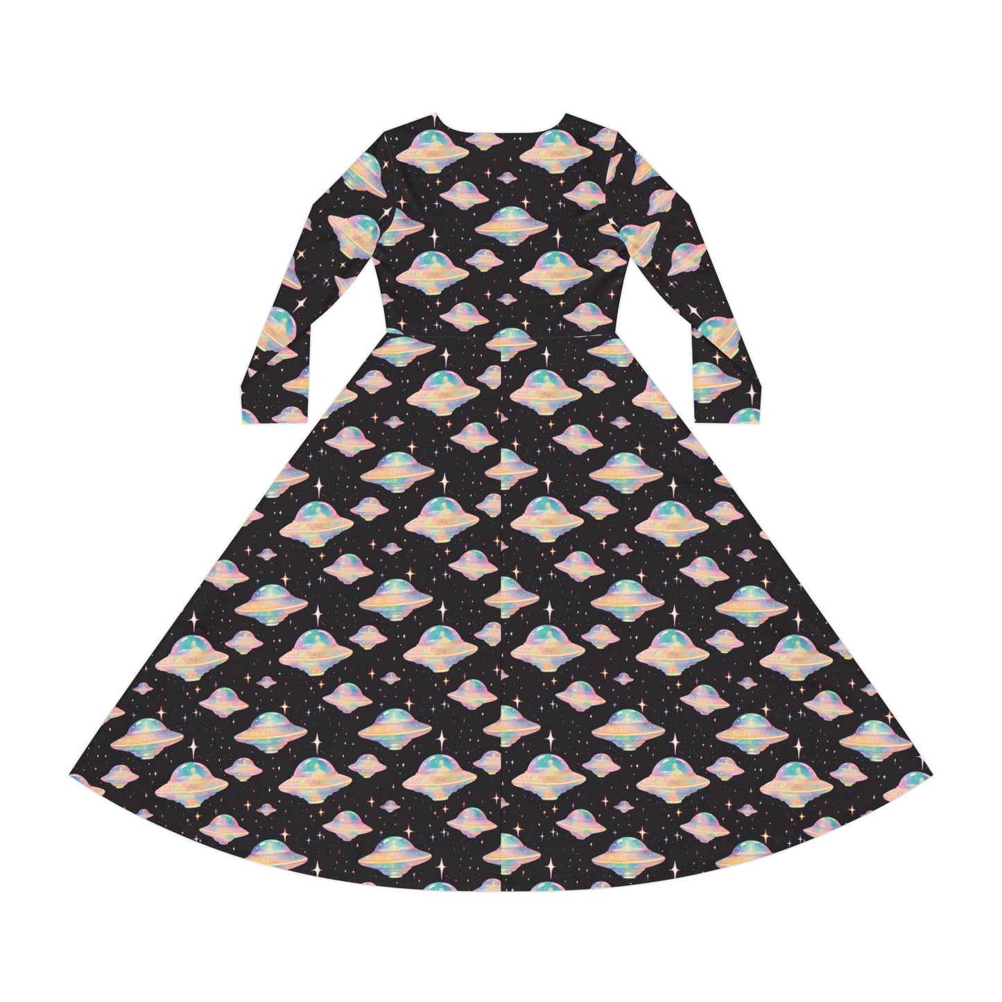 UFO Women's Long Sleeve Dance Dress (AOP)