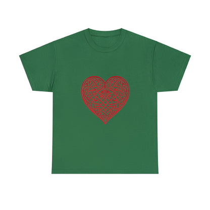 Celtic Heart Unisex Heavy Cotton Tee
