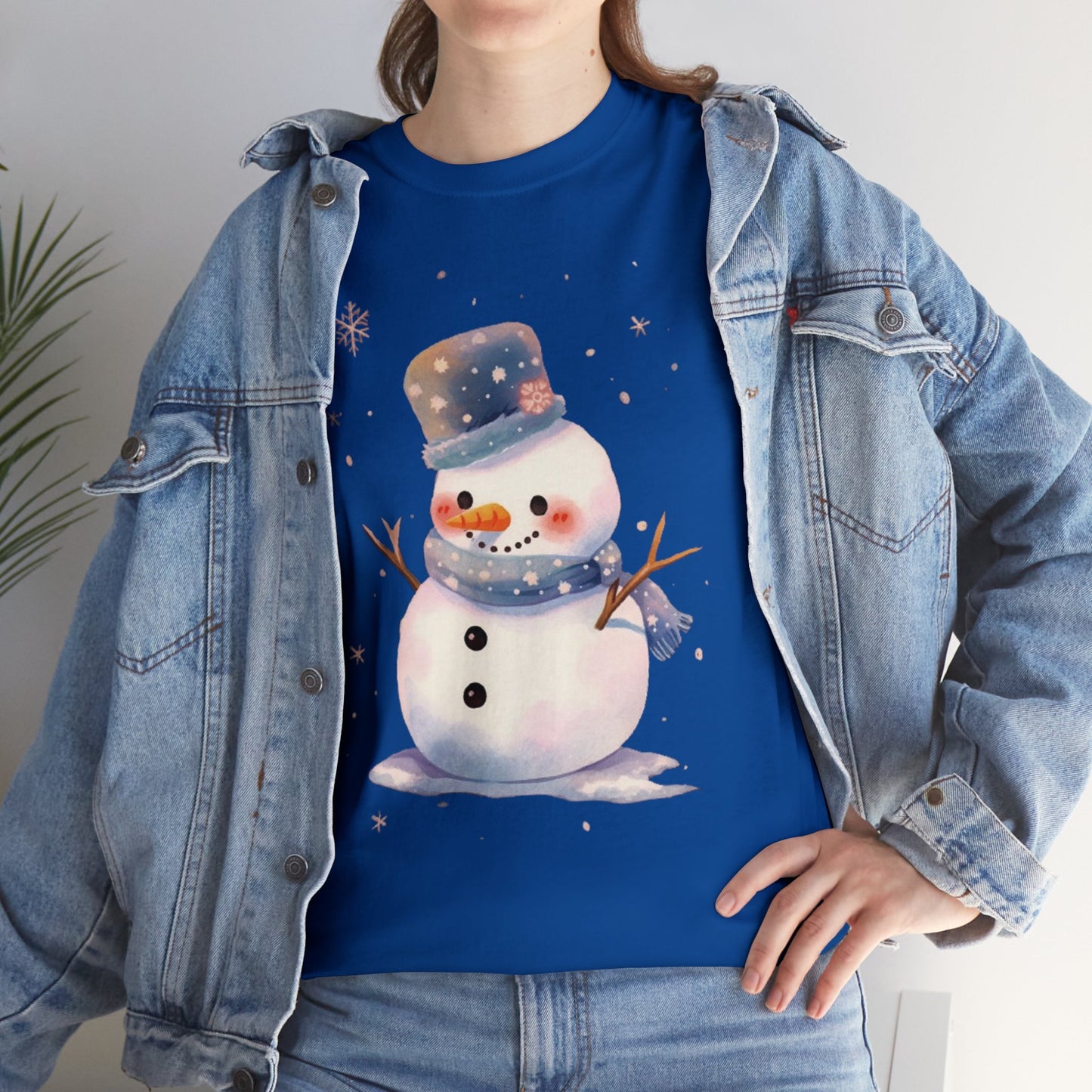 Snowman Unisex Heavy Cotton Tee