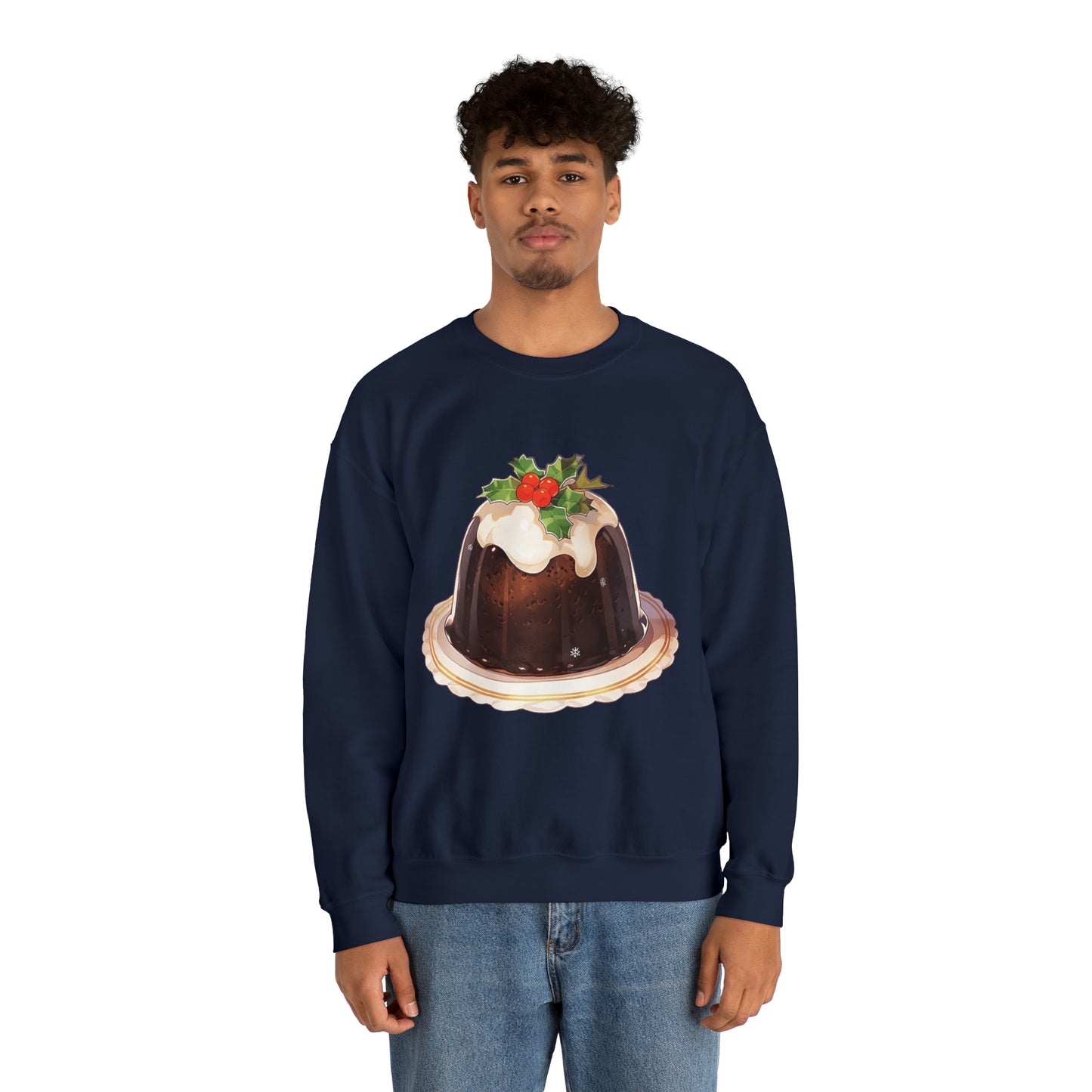 Christmas Pudding Unisex Heavy Blend™ Crewneck Sweatshirt