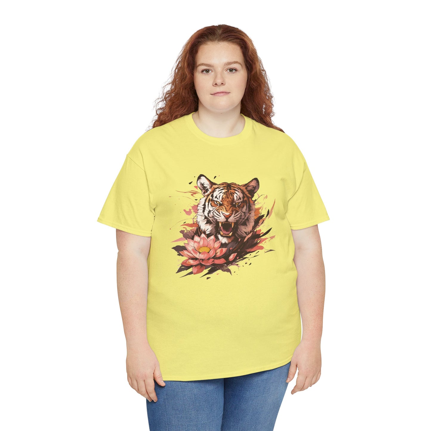 Lotus Tiger Unisex Heavy Cotton Tee