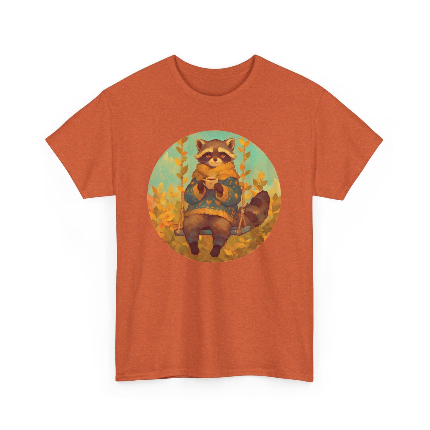 Cocoa Raccoon Unisex Heavy Cotton Tee