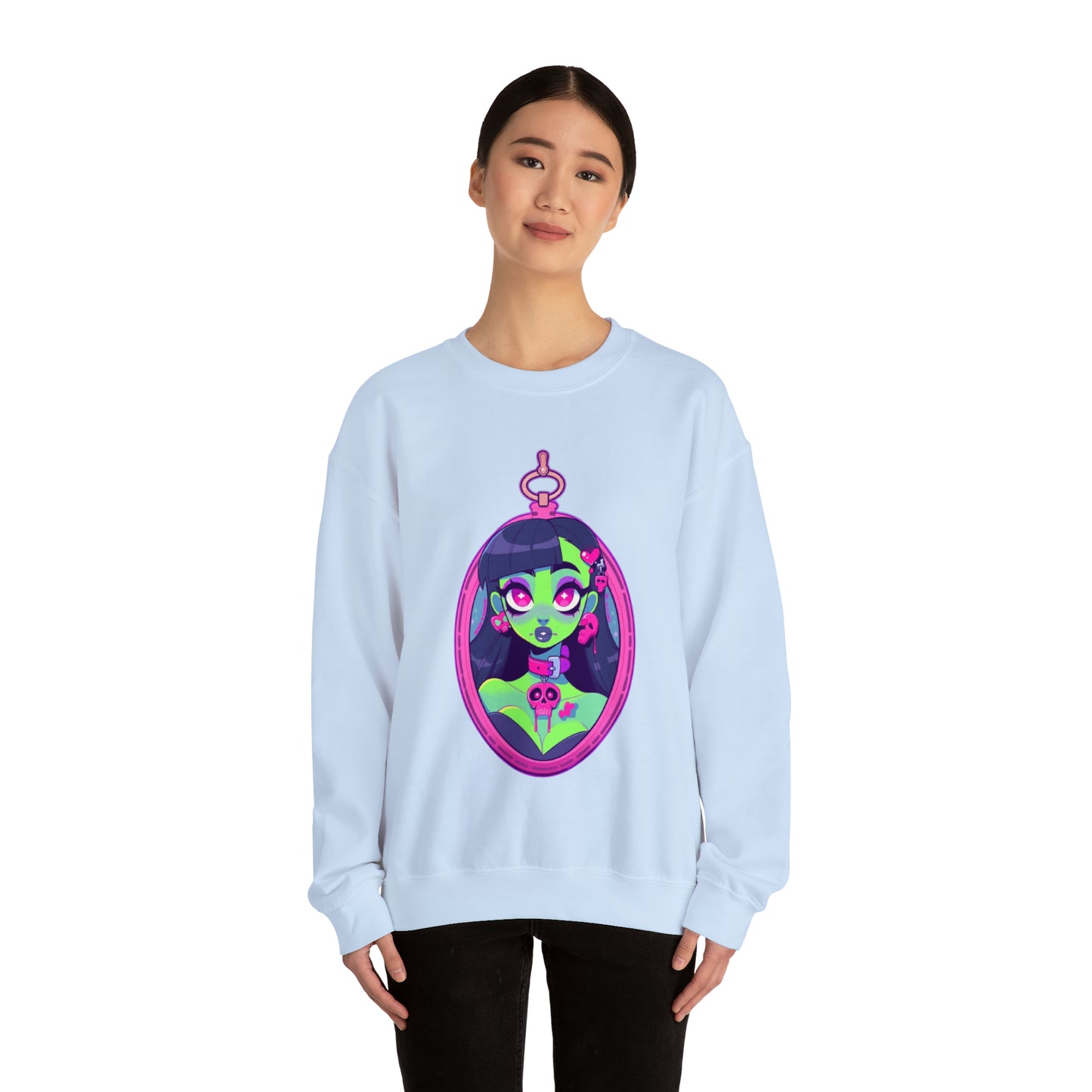 Zombie Locket Unisex Heavy Blend™ Crewneck Sweatshirt