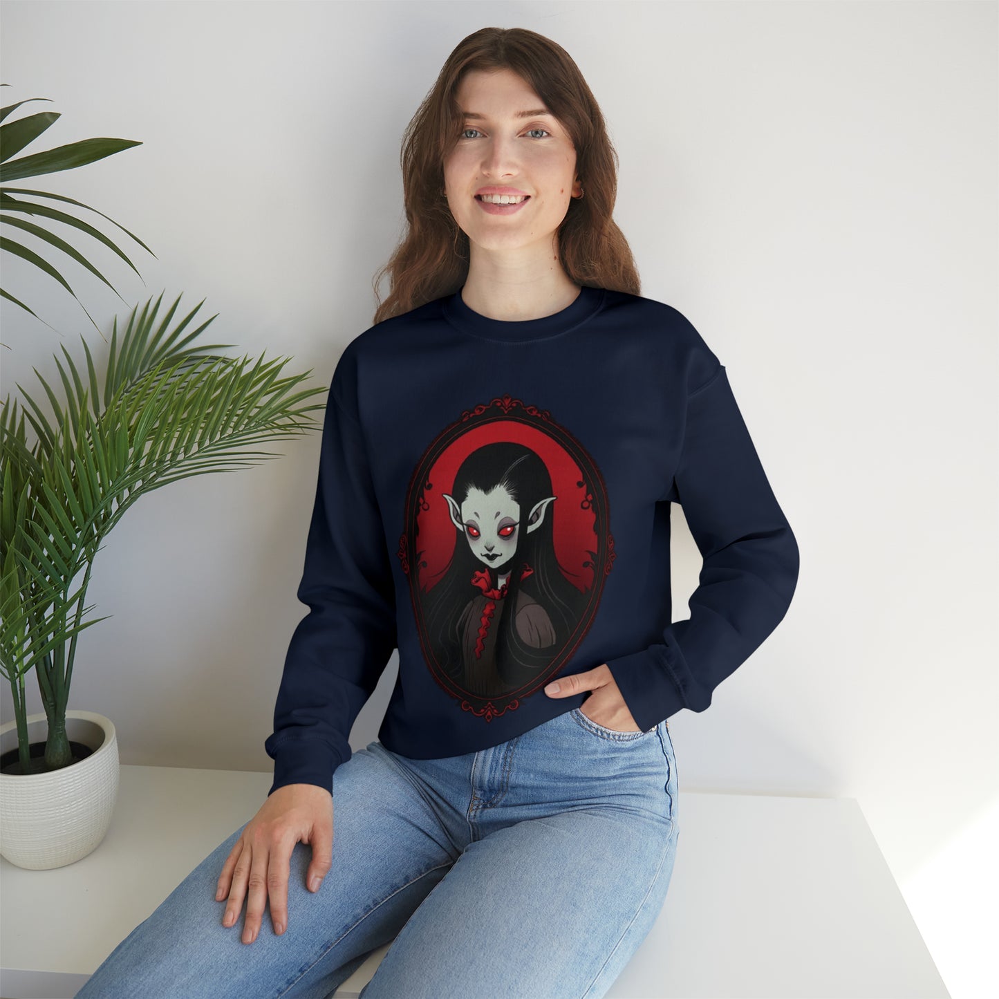 Cameo Vamp Unisex Heavy Blend™ Crewneck Sweatshirt
