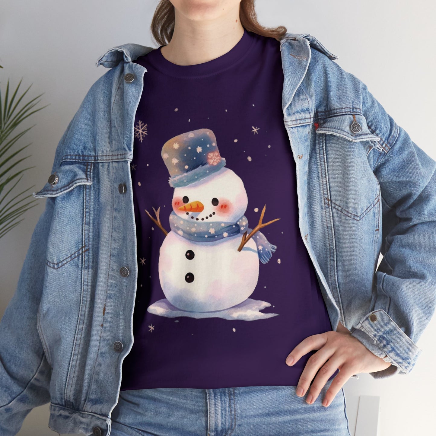 Snowman Unisex Heavy Cotton Tee