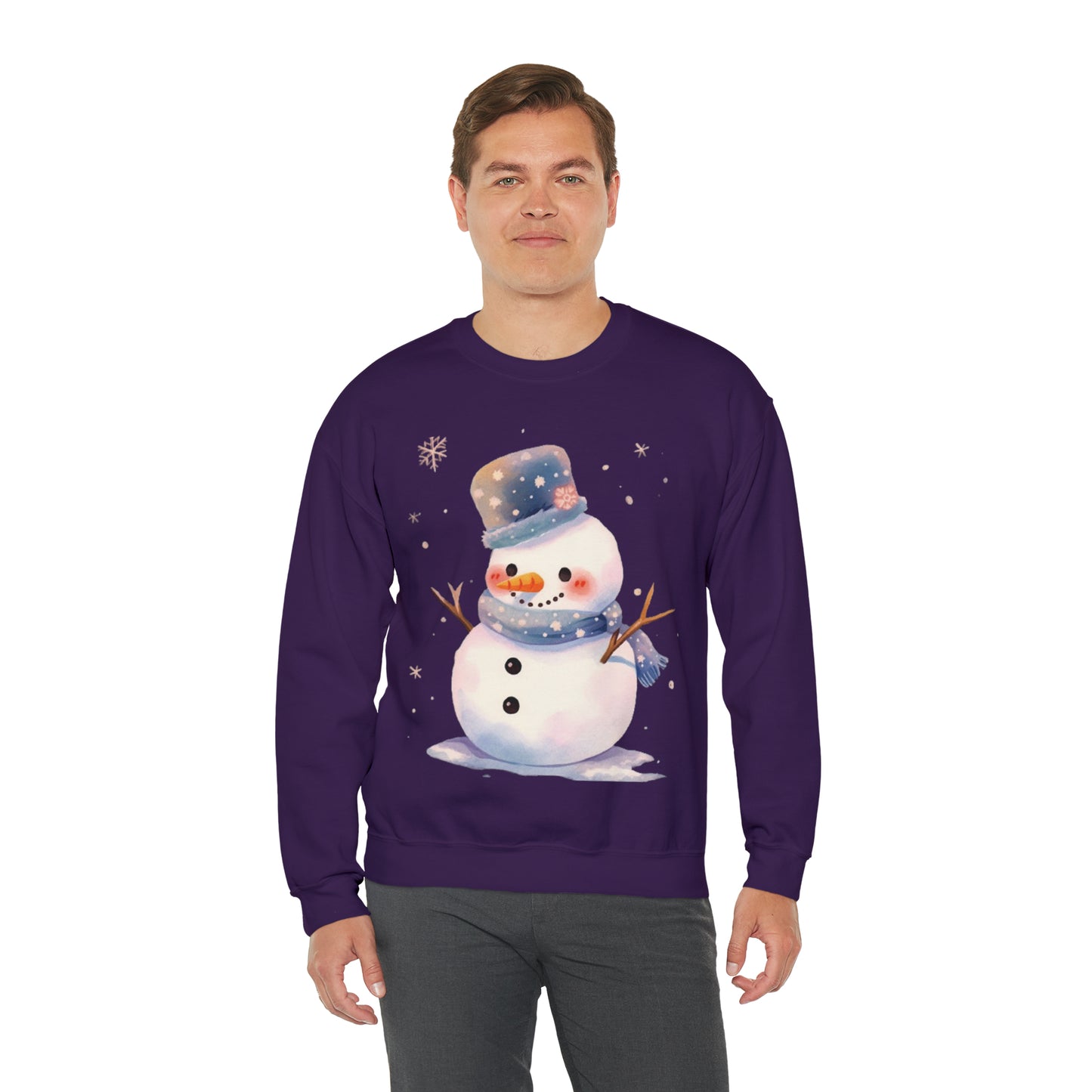 Snowman Unisex Heavy Blend™ Crewneck Sweatshirt
