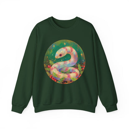 Candy Stripe Snake Unisex Heavy Blend™ Crewneck Sweatshirt