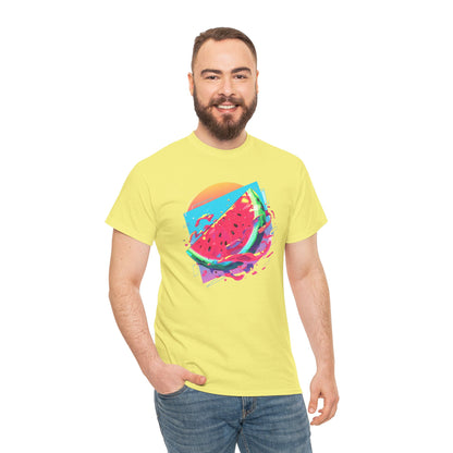 Summer Watermelon Unisex Heavy Cotton Tee