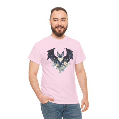 Midnight Bat Unisex Heavy Cotton Tee