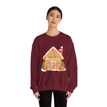 Gingerbread House Unisex Heavy Blend™ Crewneck Sweatshirt