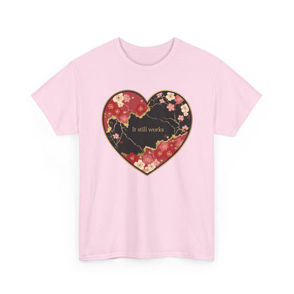 Kintsugi Heart Unisex Heavy Cotton Tee