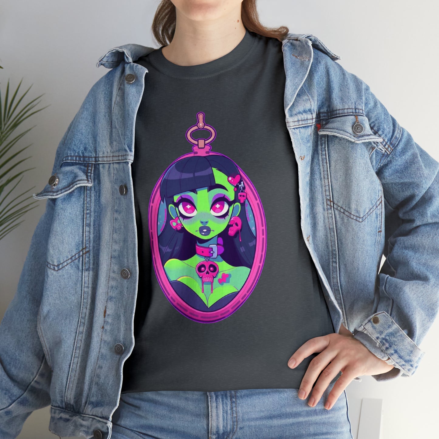 Zombie Locket Unisex Heavy Cotton Tee
