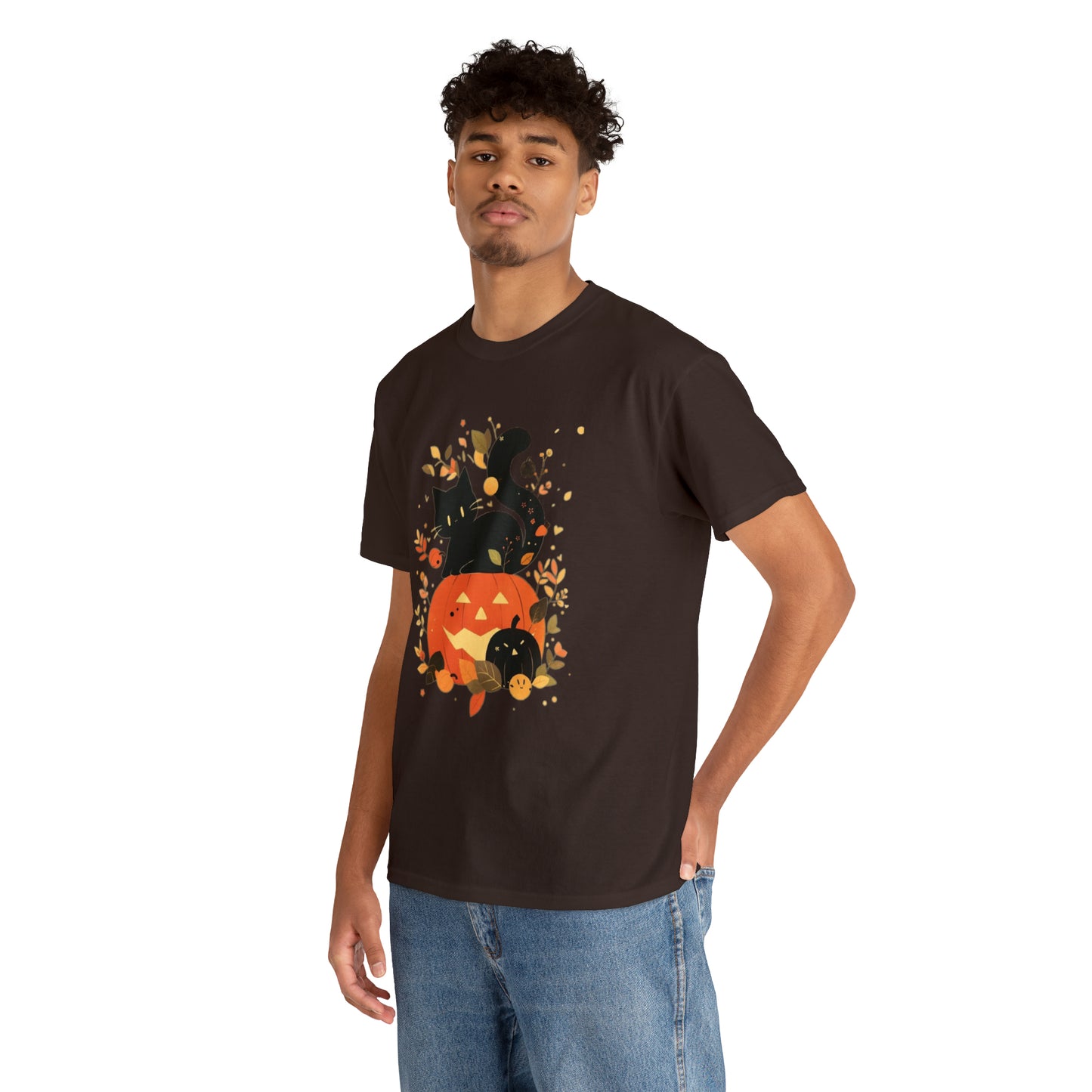 Spooky Kitty Unisex Heavy Cotton Tee