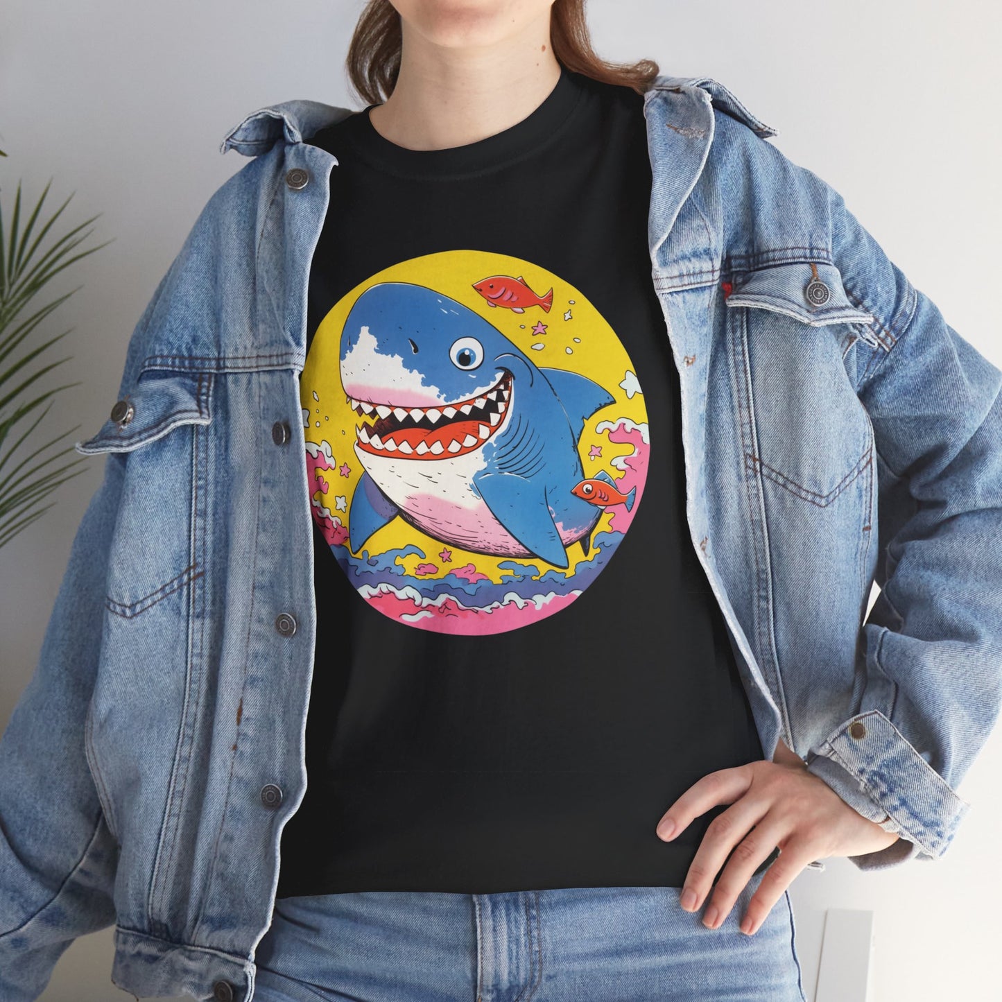 Shark Unisex Heavy Cotton Tee