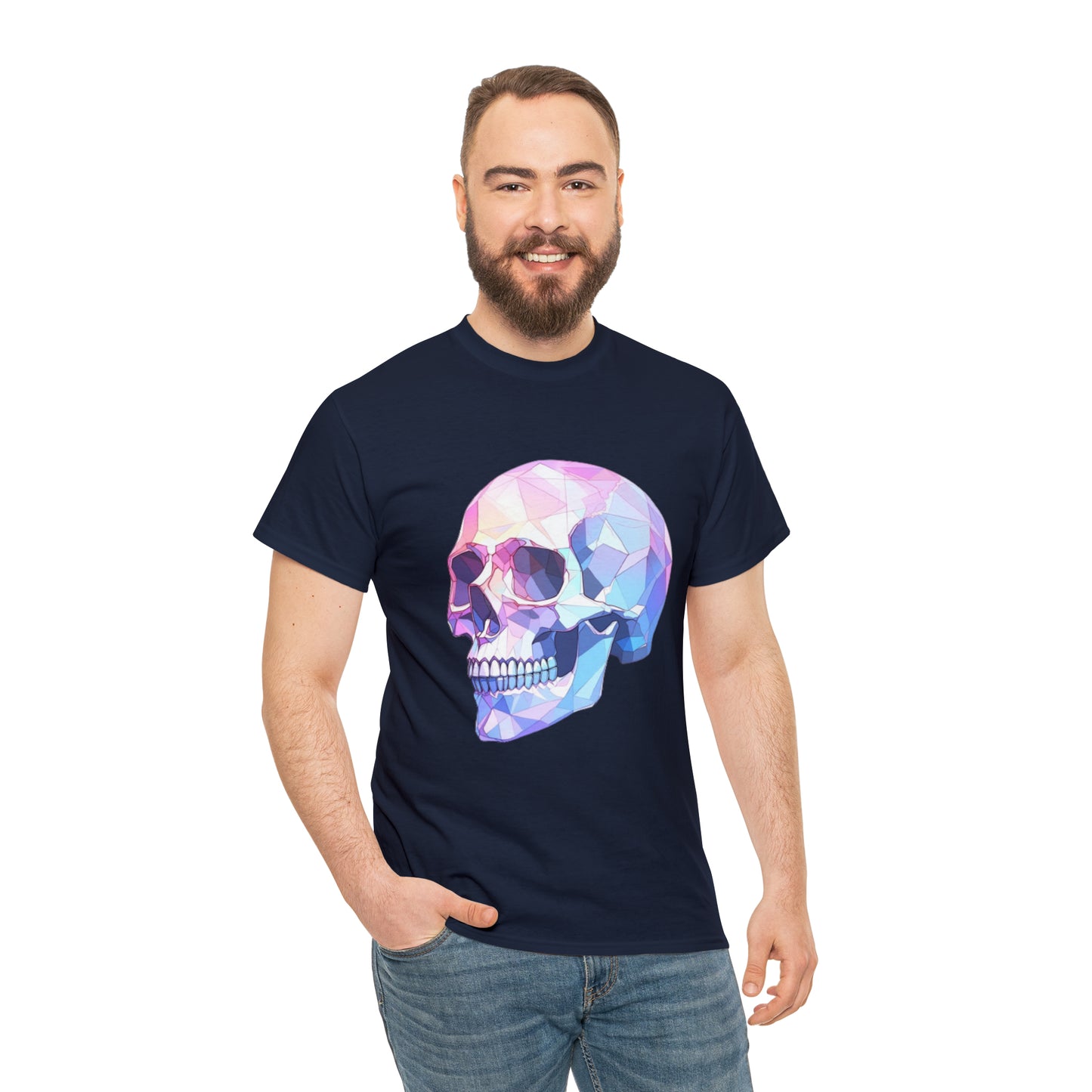 Geo Skull Unisex Heavy Cotton Tee