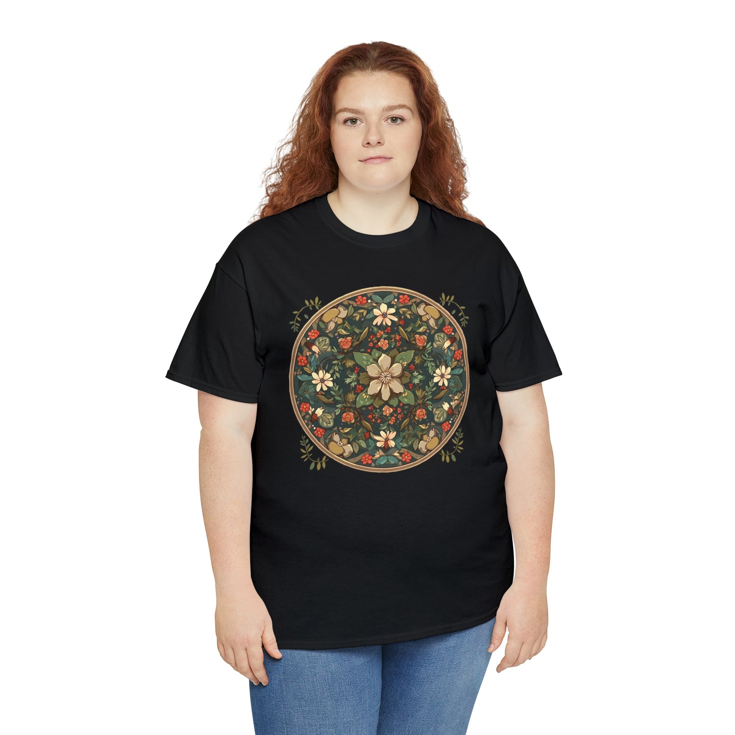 Druidic Mandala Unisex Heavy Cotton Tee