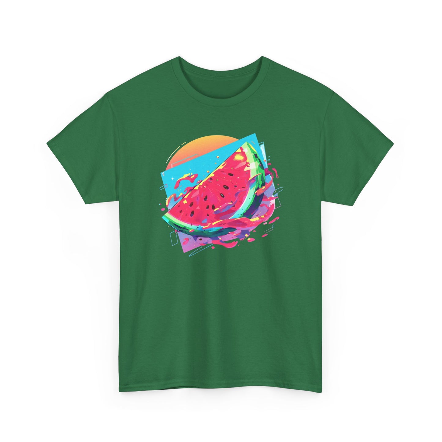 Summer Watermelon Unisex Heavy Cotton Tee