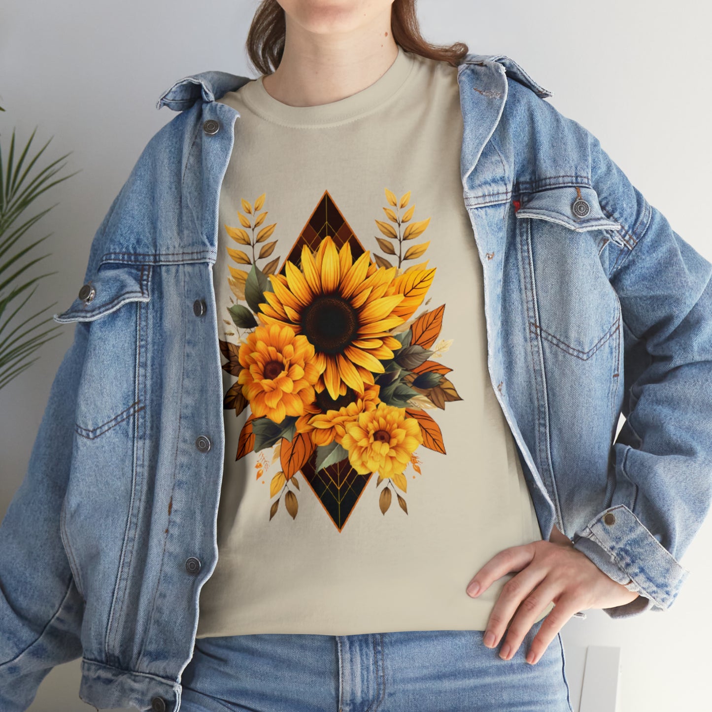 Sunflowers Unisex Heavy Cotton Tee