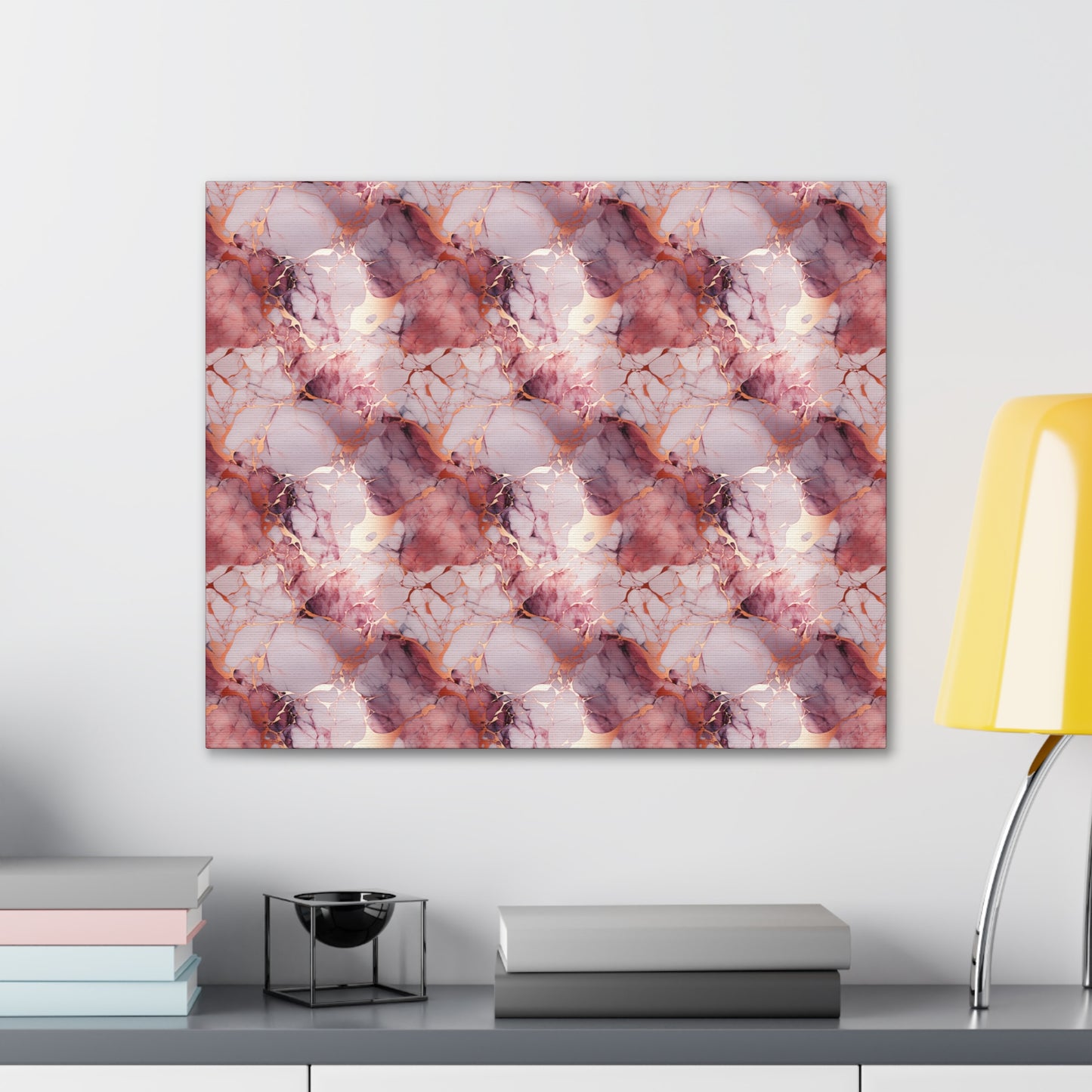 Rose Gold Marble Canvas Gallery Wrap