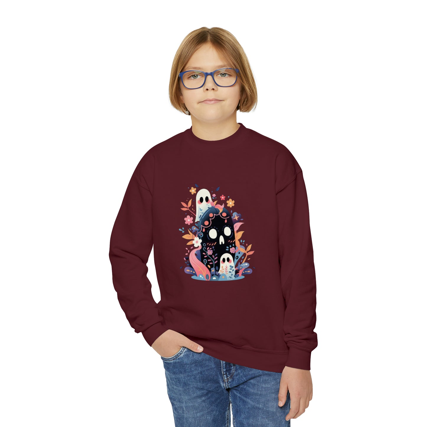 Ghosties Youth Crewneck Sweatshirt