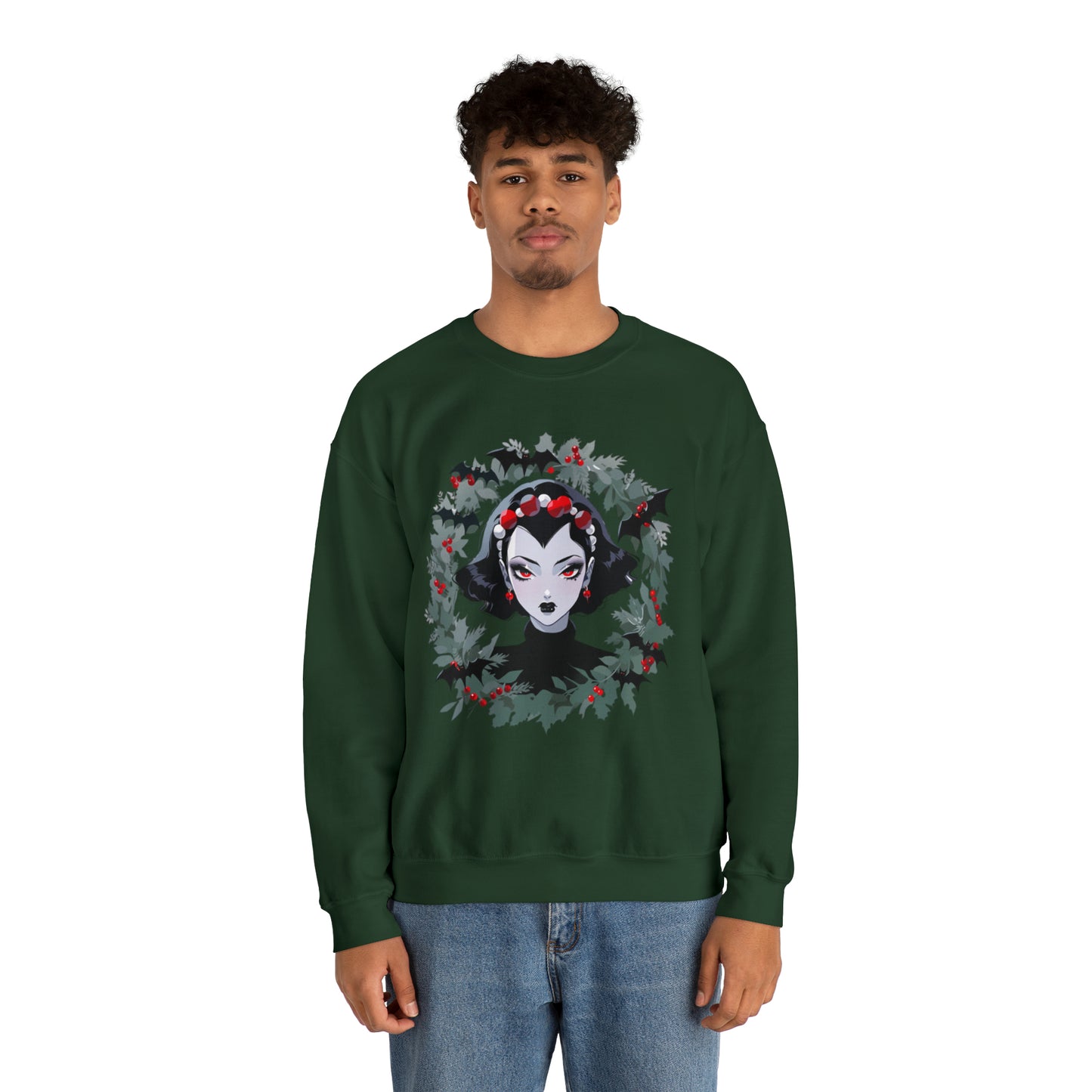 Vampire Wreath Unisex Heavy Blend™ Crewneck Sweatshirt