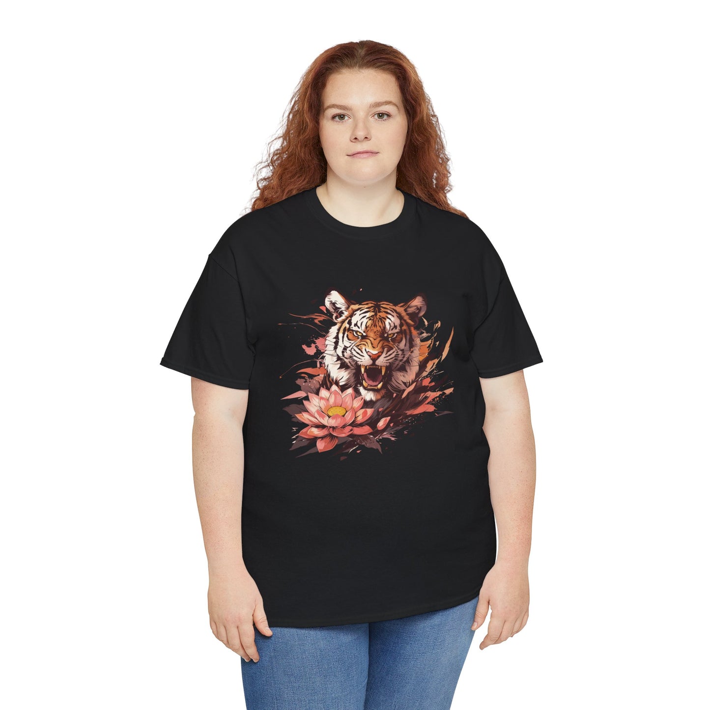 Lotus Tiger Unisex Heavy Cotton Tee