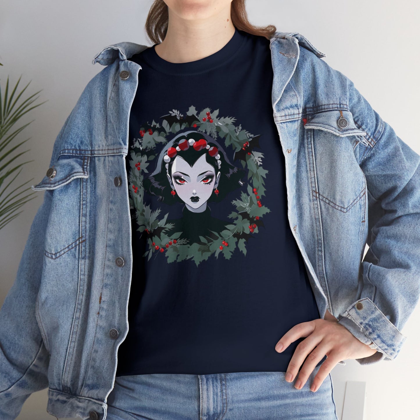Vampire Wreath Unisex Heavy Cotton Tee