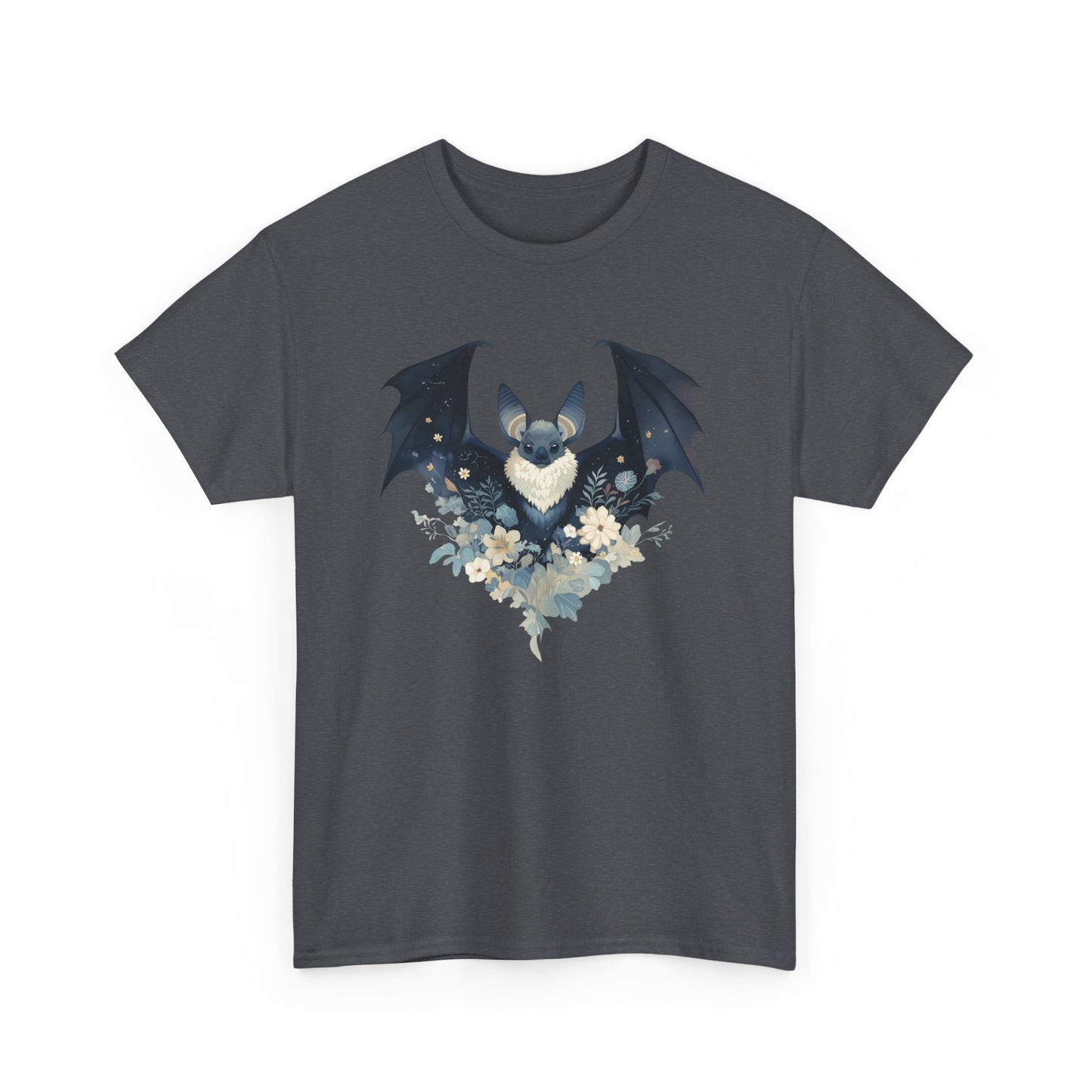 Midnight Bat Unisex Heavy Cotton Tee