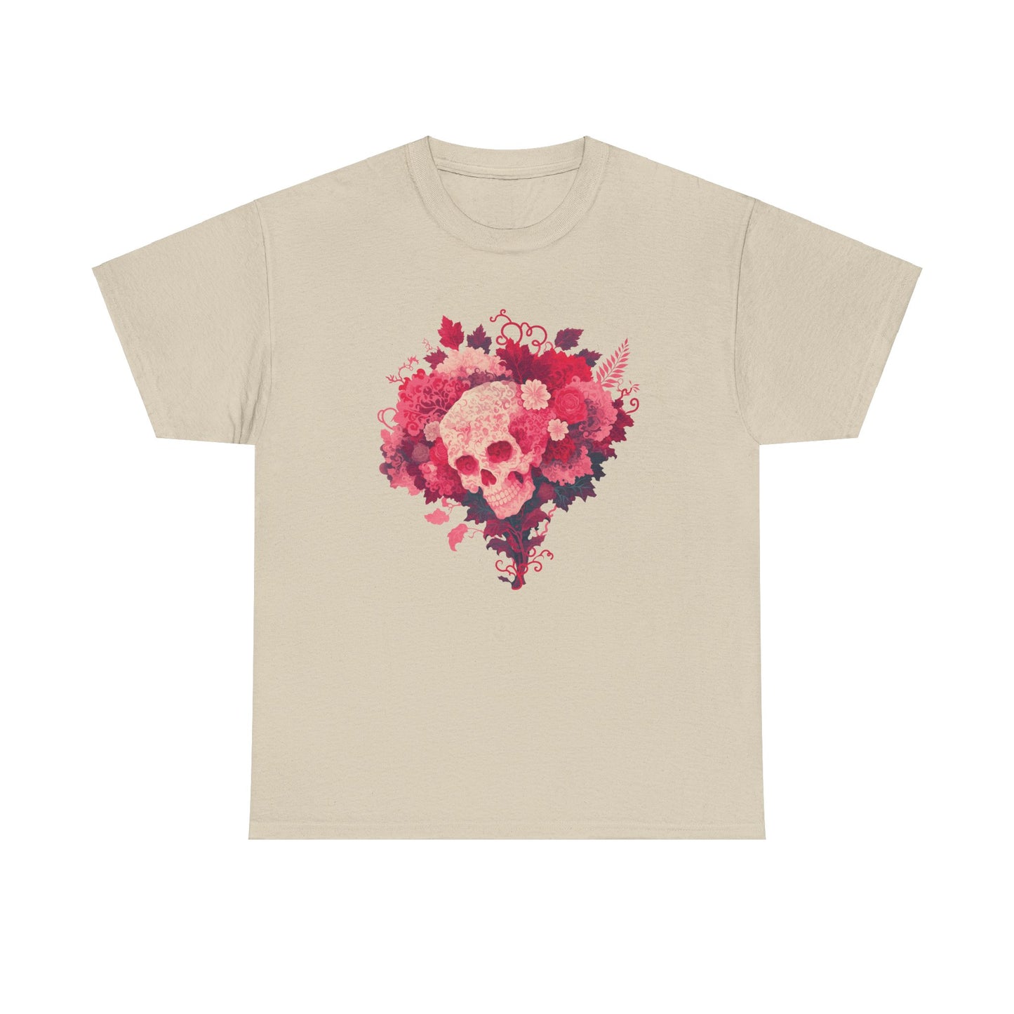 Skull Bouquet Unisex Heavy Cotton Tee