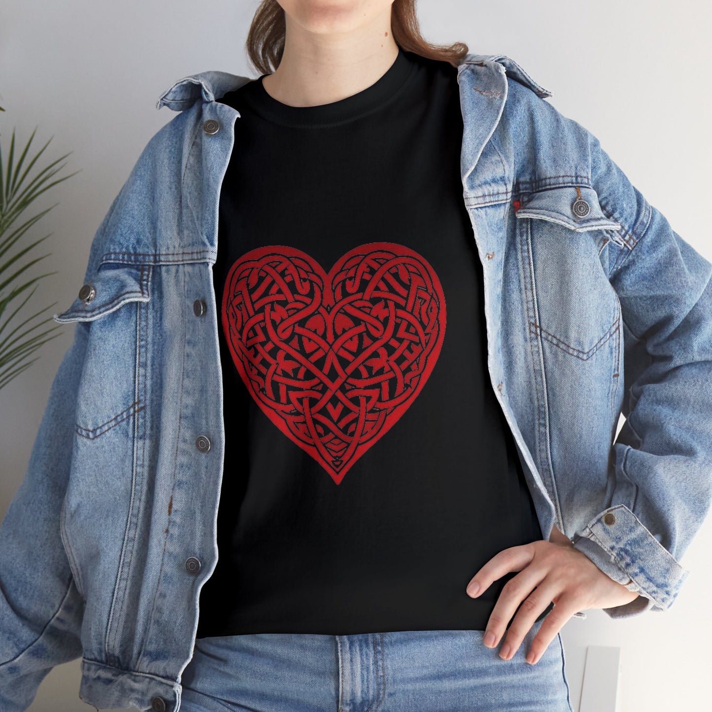 Celtic Heart Unisex Heavy Cotton Tee