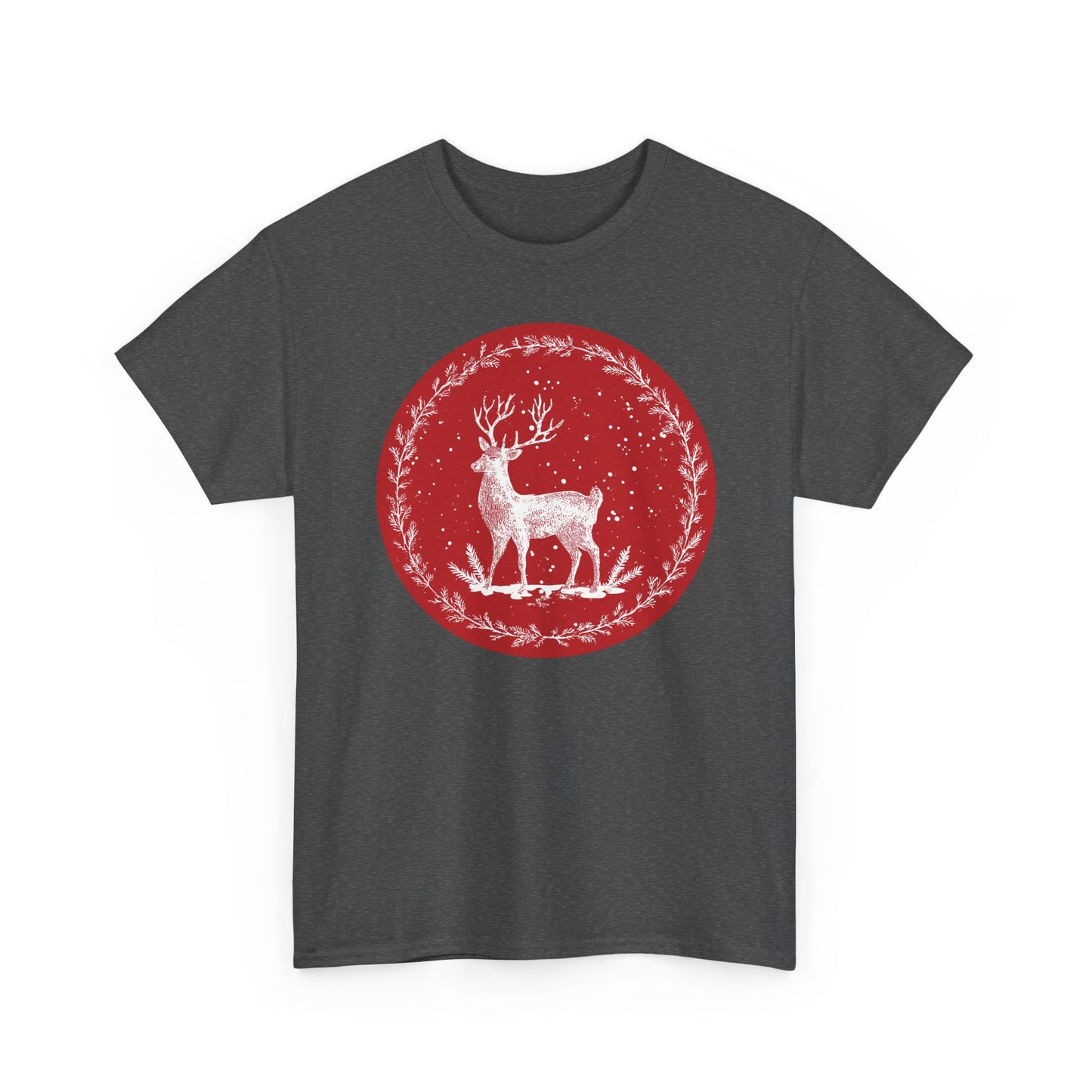 Rustic Deer Unisex Heavy Cotton Tee
