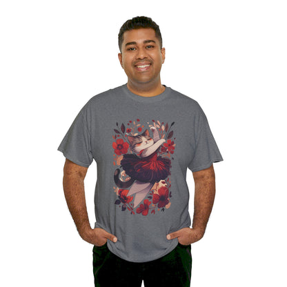 Ballet Cat Unisex Heavy Cotton Tee