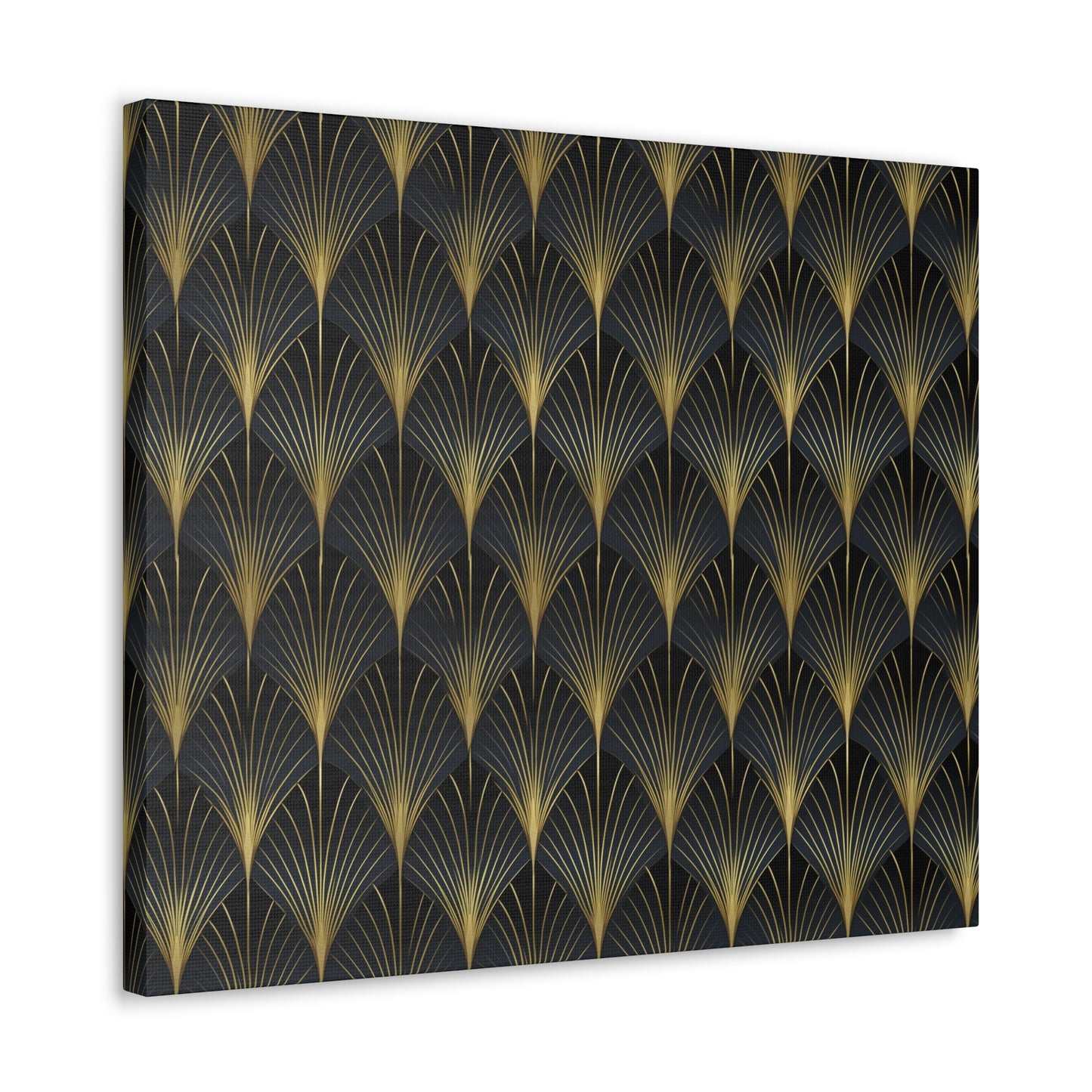Art Deco Fans Canvas Gallery Wrap