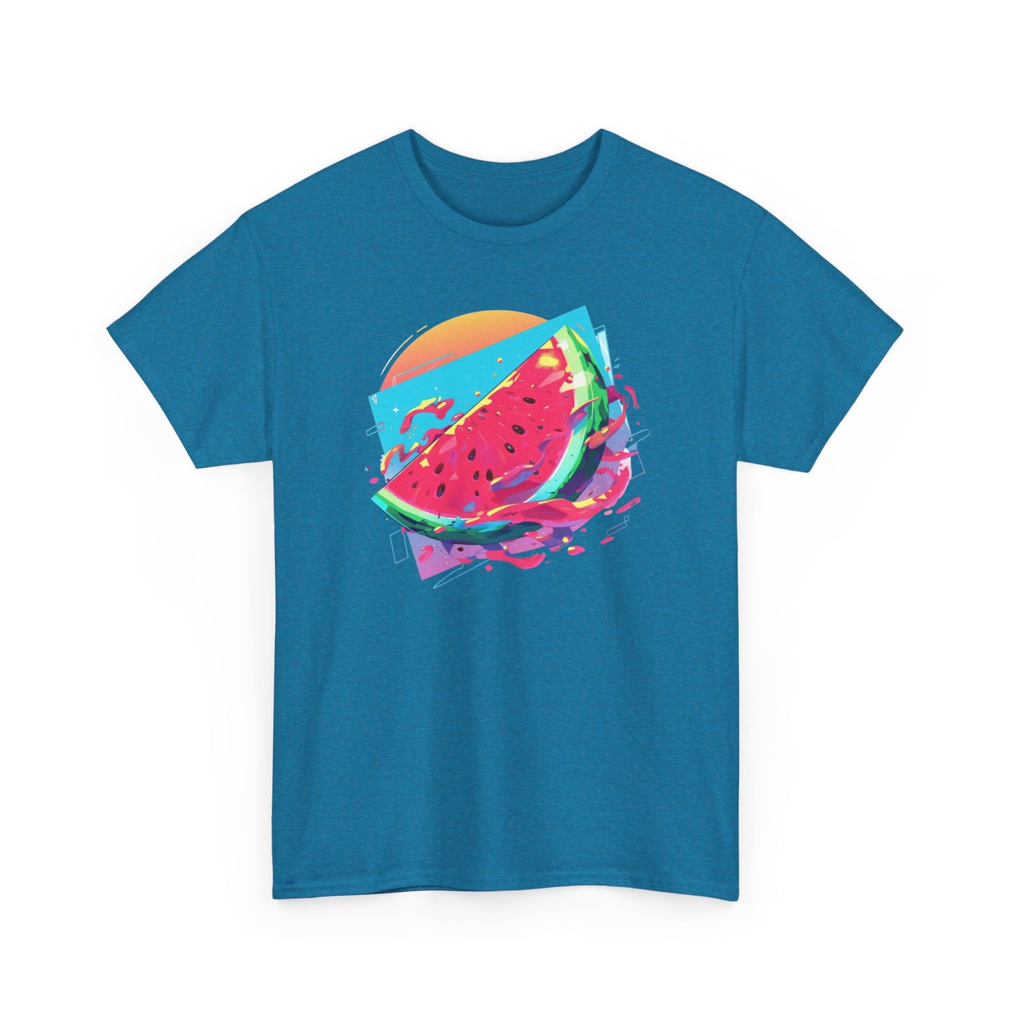 Summer Watermelon Unisex Heavy Cotton Tee