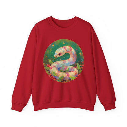 Candy Stripe Snake Unisex Heavy Blend™ Crewneck Sweatshirt